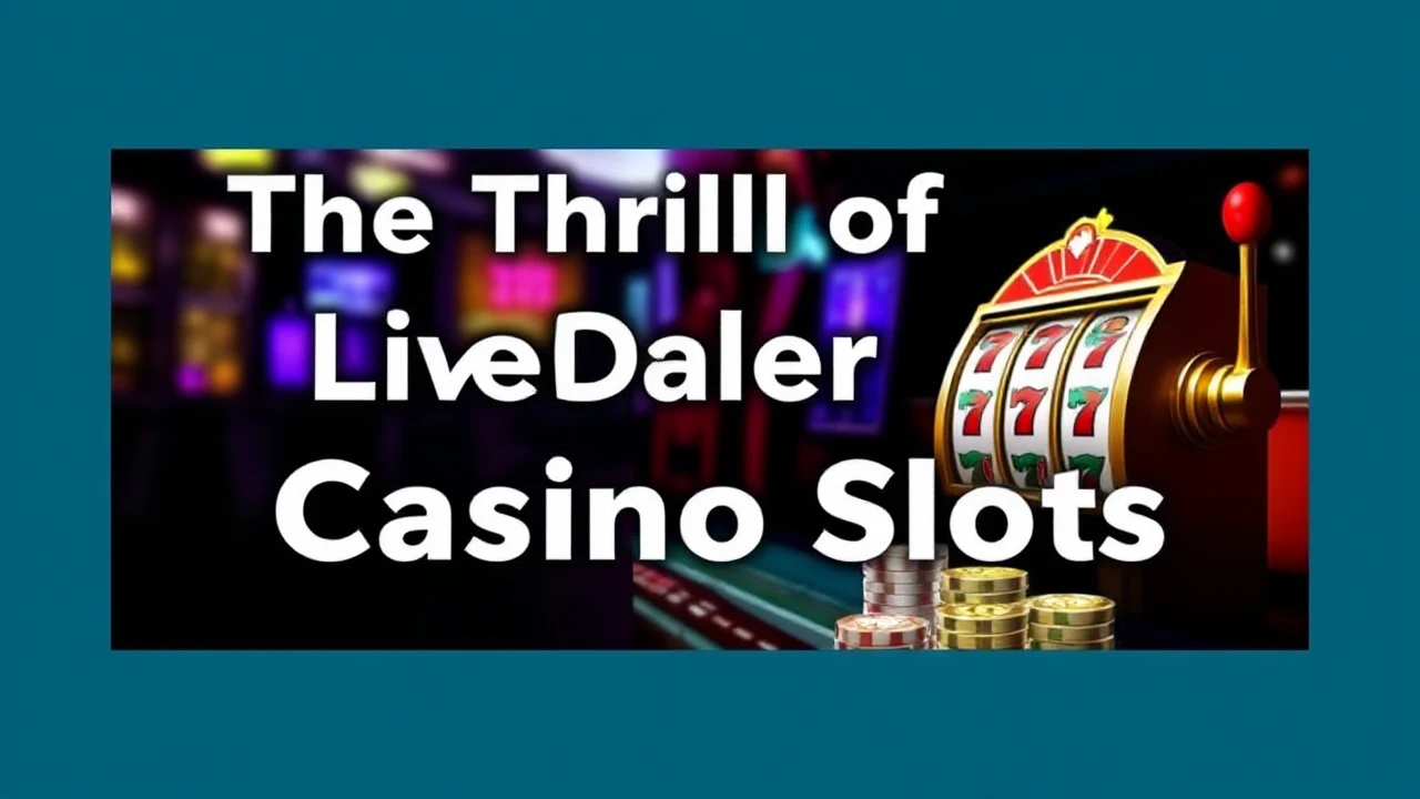The Thrill of Live Dealer Casino Slots